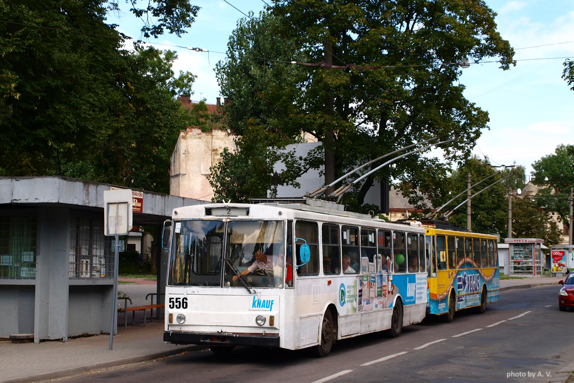 Львов, Škoda 14Tr89/6 № 556