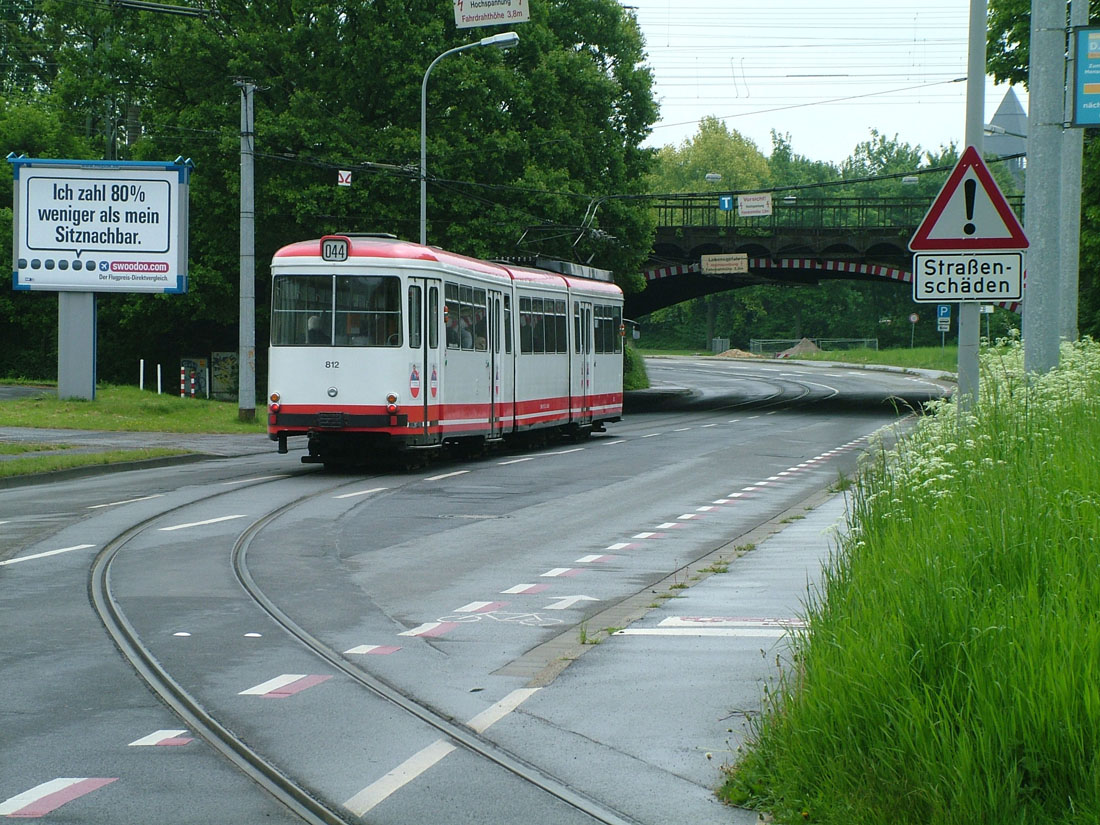 Крефельд, Duewag GT8 № 812