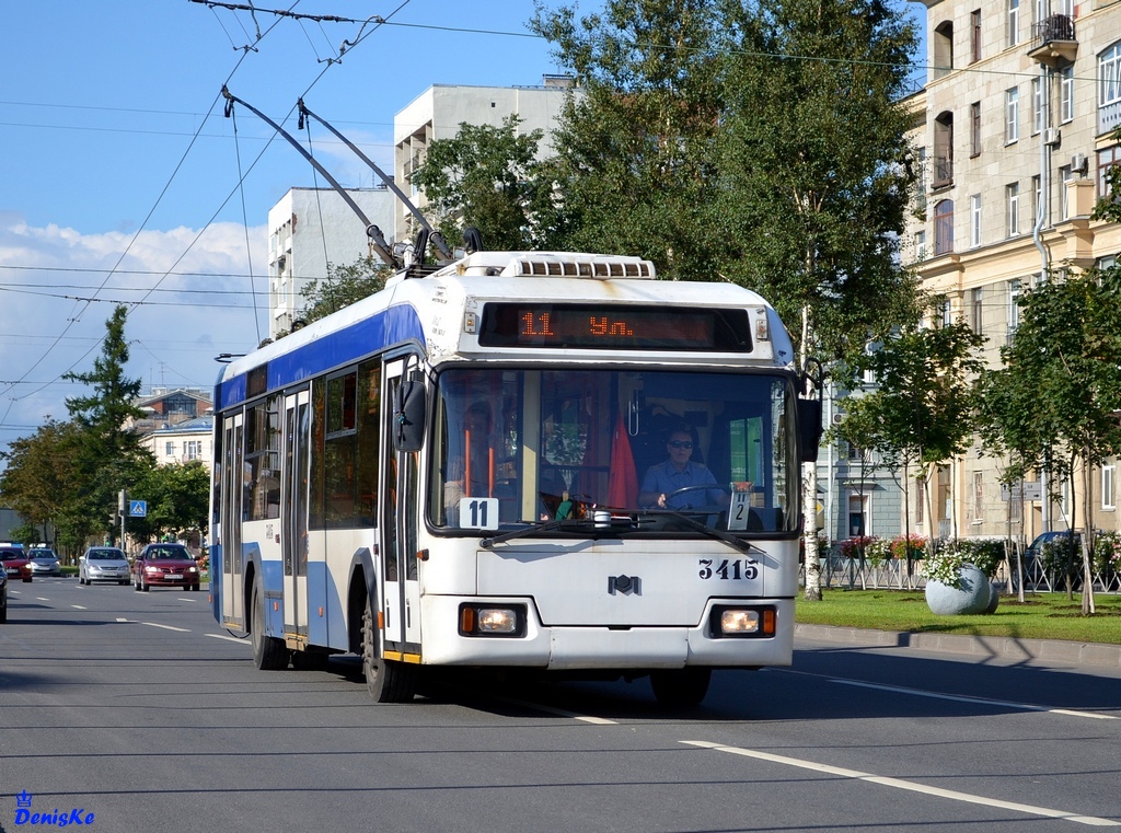 Санкт-Петербург, БКМ 321 № 3415