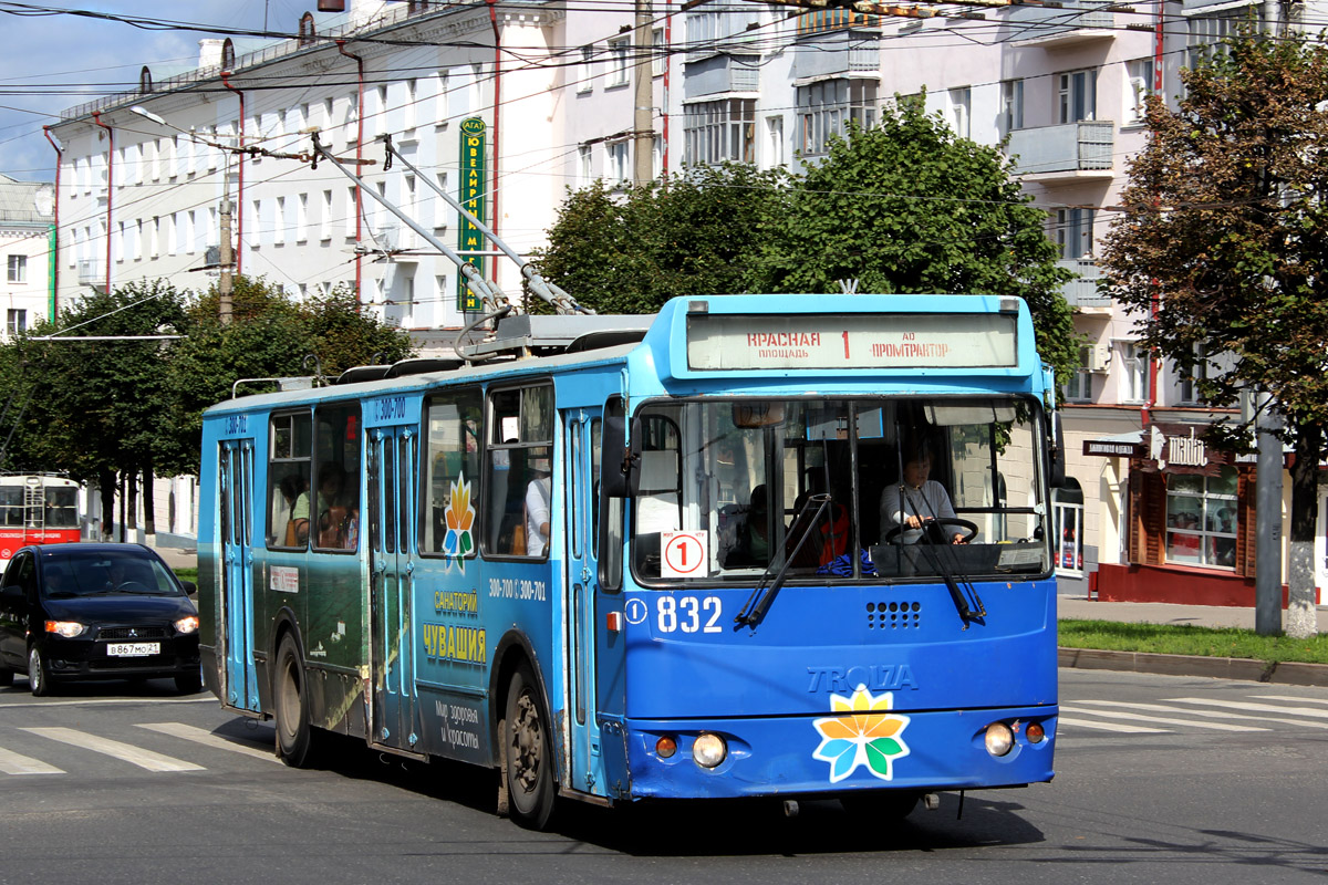 Чебоксары, ЗиУ-682Г-016 (012) П № 832