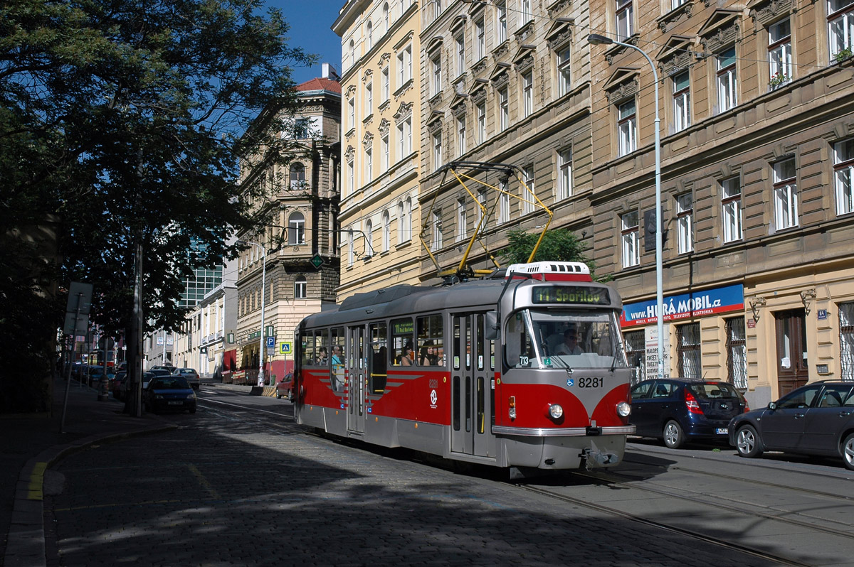 Прага, Tatra T3R.PLF № 8281