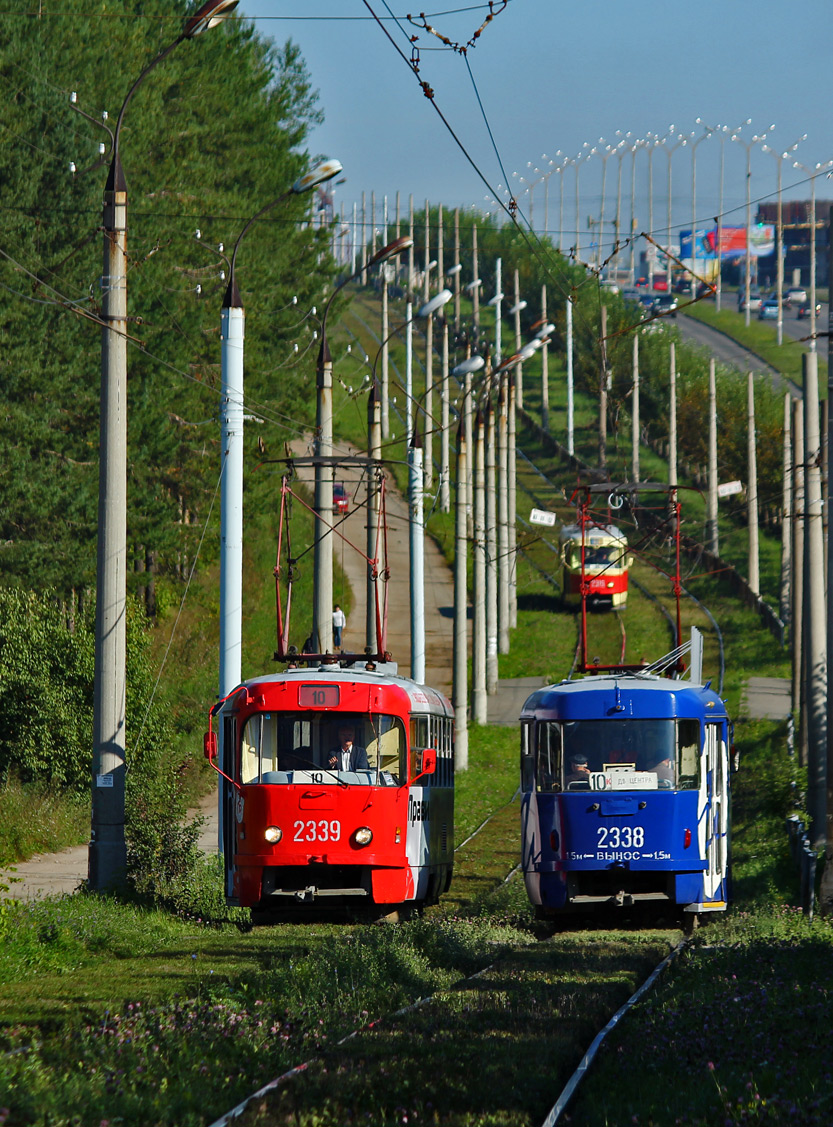 Ижевск, Tatra T3SU № 2338; Ижевск, Tatra T3SU № 2339