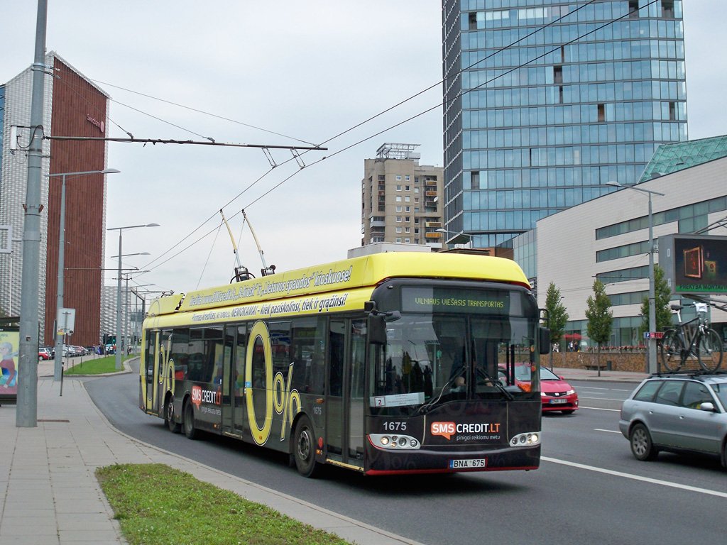 Vilnius, Solaris Trollino II 15 AC Nr. 1675; Vilnius — Planned service disruptions (detours)