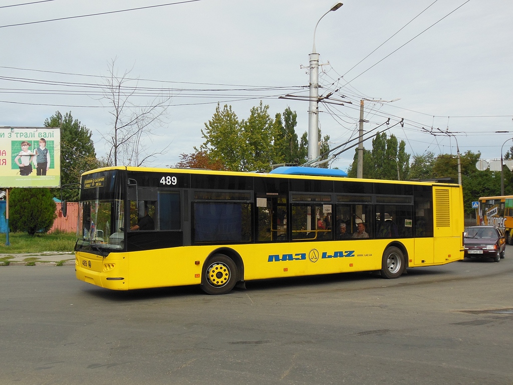 Херсон, ЛАЗ E183D1 № 489