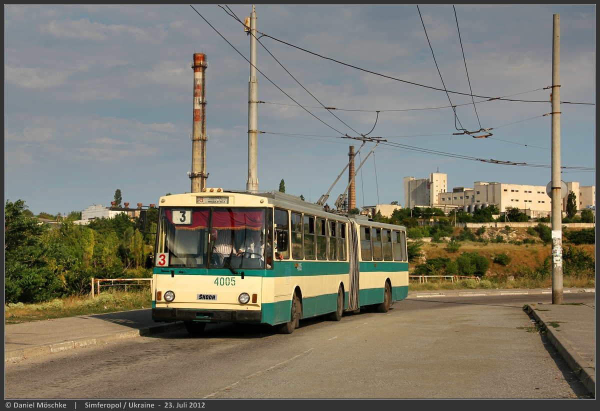 Troleibuzul din Crimeea, Škoda 15Tr02/6 Nr. 4005