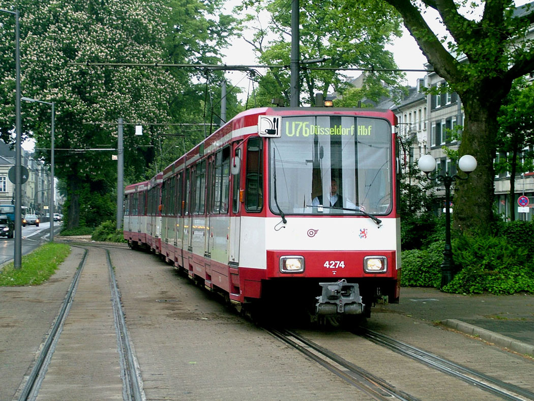 Дюссельдорф, Duewag B80D № 4274; Крефельд — Разные фотографии