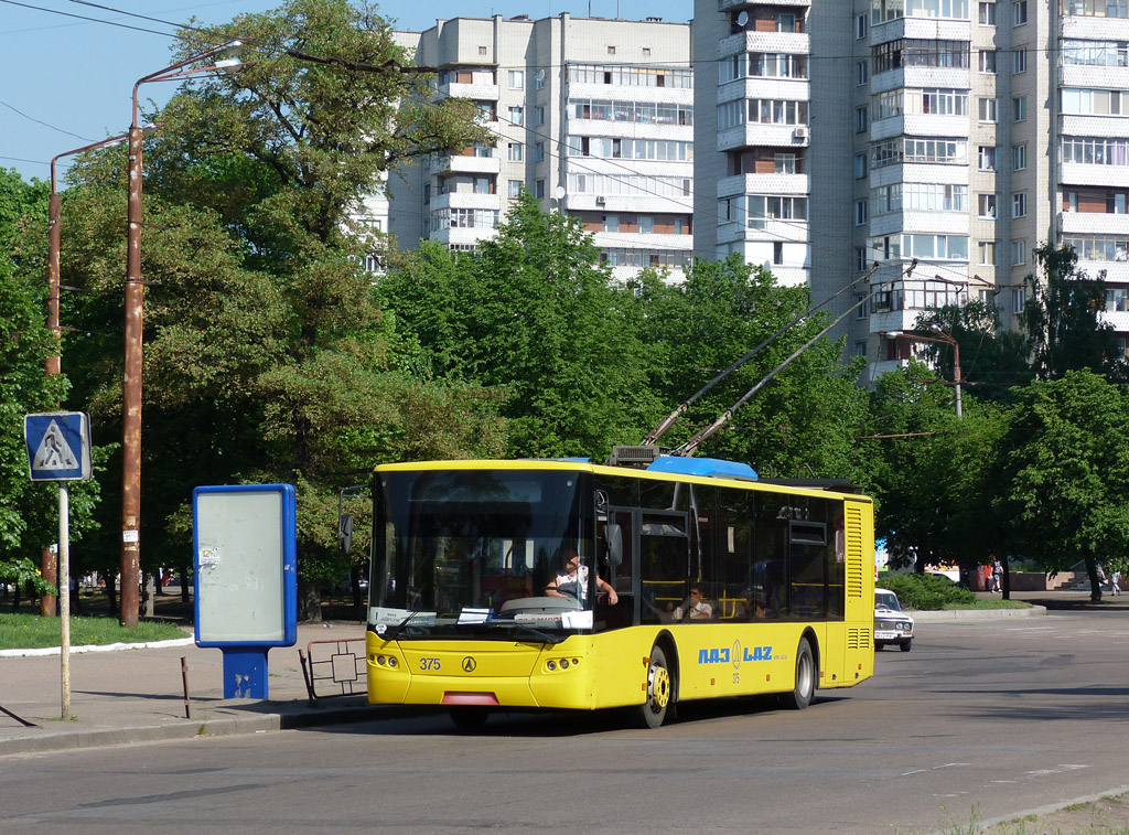 Черкассы, ЛАЗ E183D1 № 375