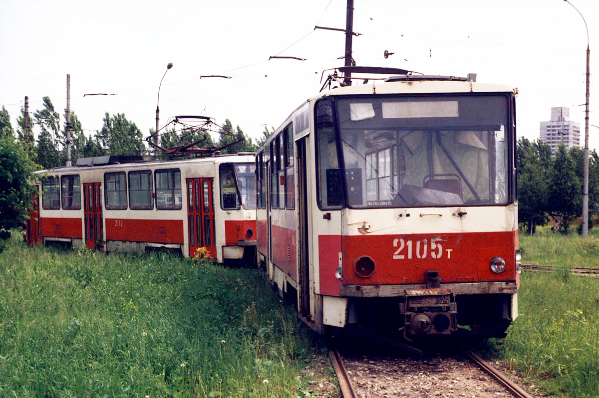 Липецк, Tatra T6B5SU № 2105; Липецк, Tatra T6B5SU № 2112