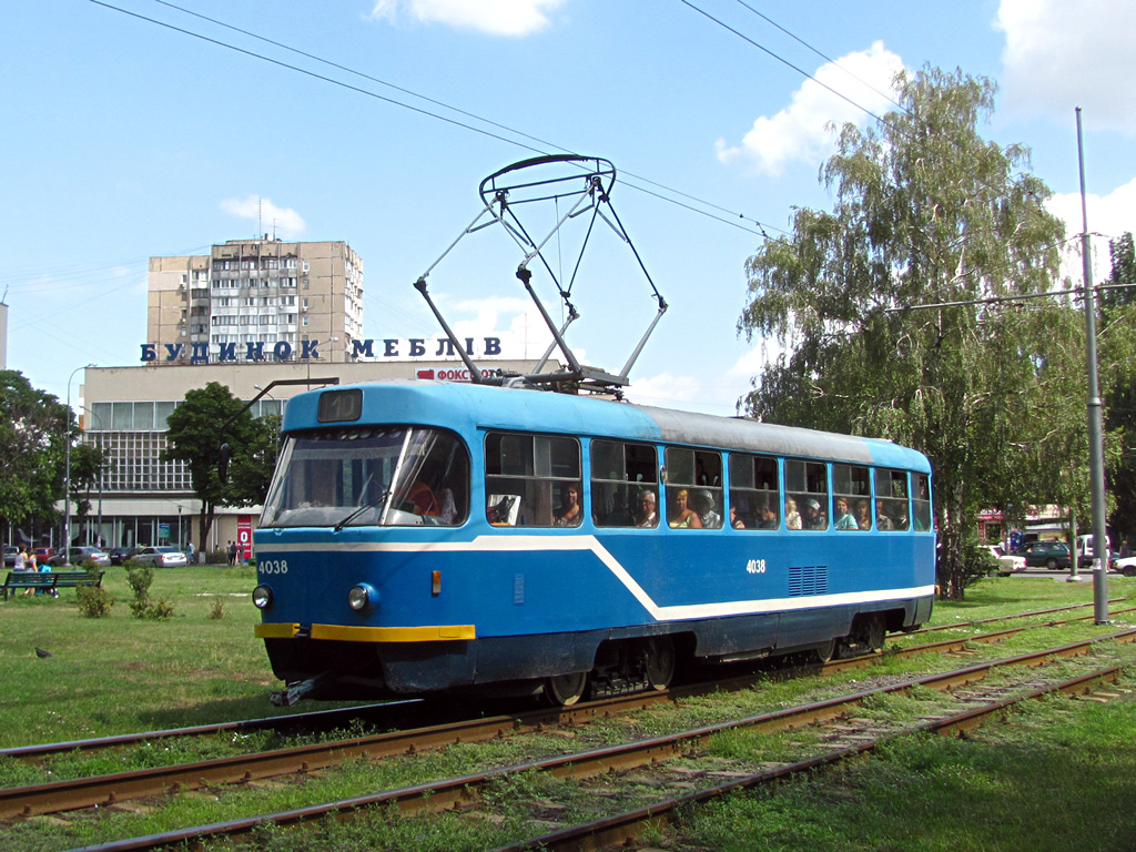 Одесса, Tatra T3R.P № 4038