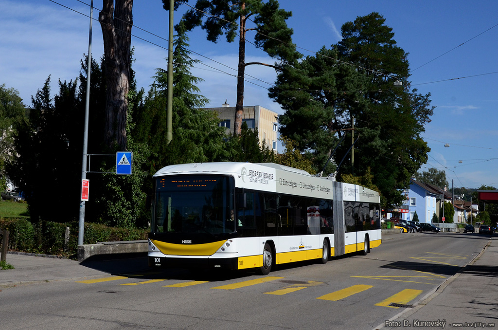 Schaffhausen, Hess SwissTrolley 3 (BGT-N2C) № 101