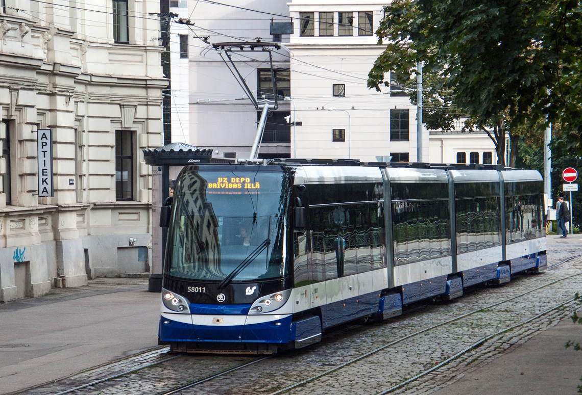 Рига, Škoda 15T1 ForCity Alfa Riga № 58011