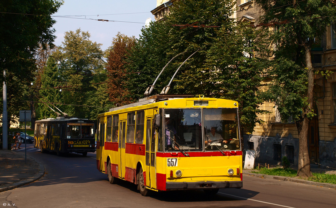 Львов, Škoda 14Tr89/6 № 557