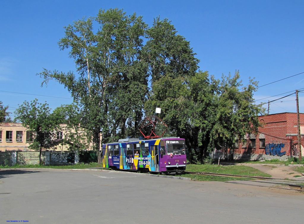 Екатеринбург, Tatra T6B5SU № 778