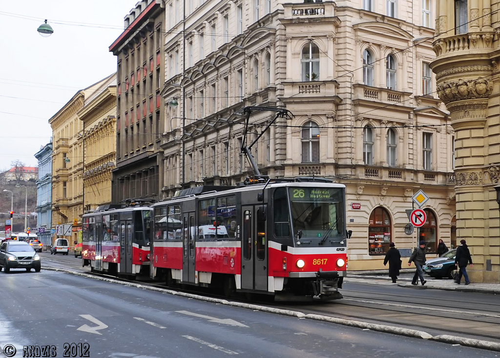Прага, Tatra T6A5 № 8617 Прага, Tatra T6A5 № 8617