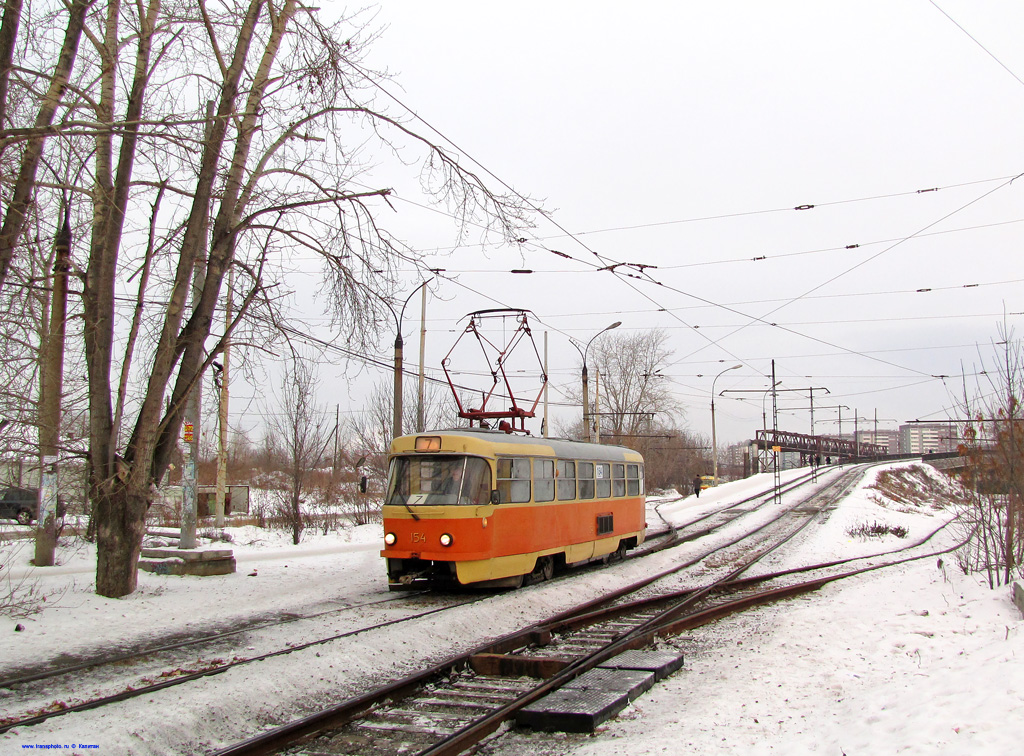 Jekaterinburg, Tatra T3SU Nr. 154