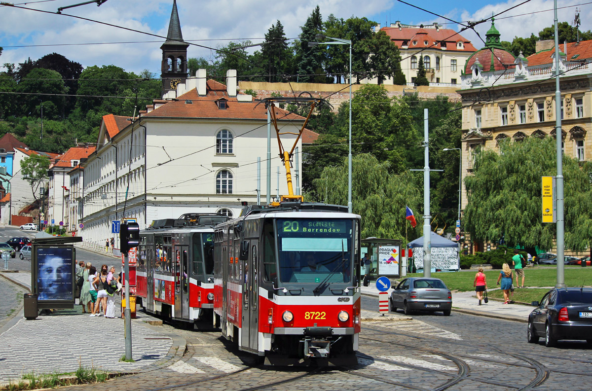 Prague, Tatra T6A5 N°. 8722