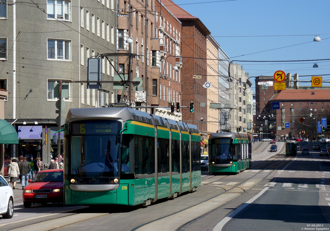 Helsinki — Espoo, Bombardier Variotram MLRV1 — 219