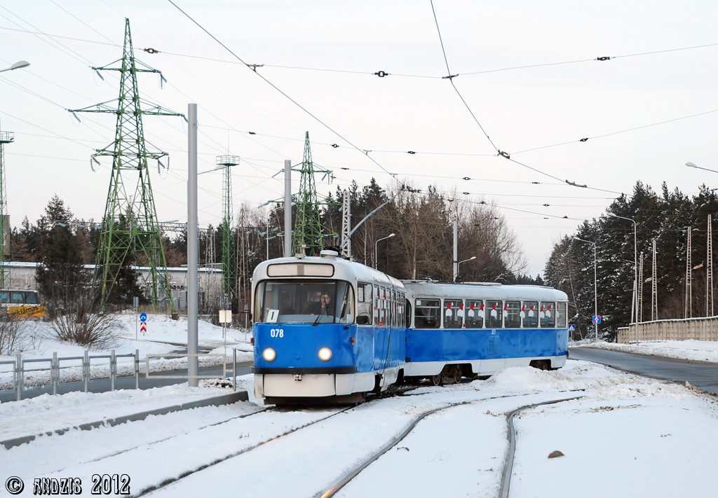 Даугавпилс, Tatra T3DC1 № 078 Даугавпилс, Tatra T3DC1 № 078