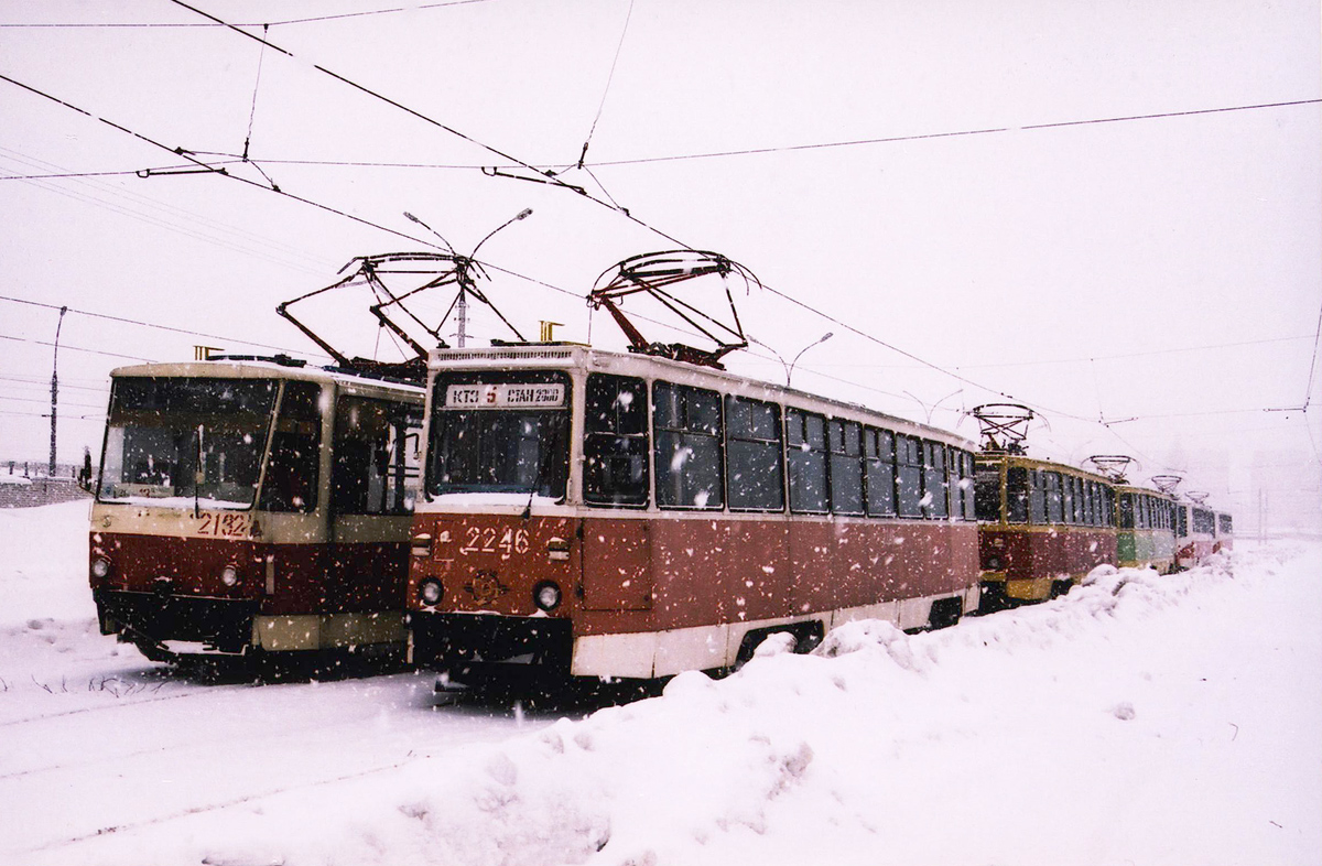 Липецк, Tatra T6B5SU № 2132; Липецк, 71-605А № 2246