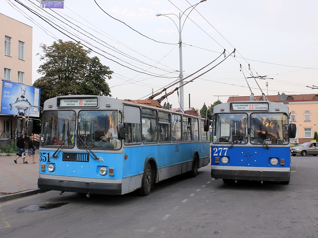 Винница, ЗиУ-682Г [Г00] № 351; Винница, ЗиУ-682В-012 [В0А] № 277