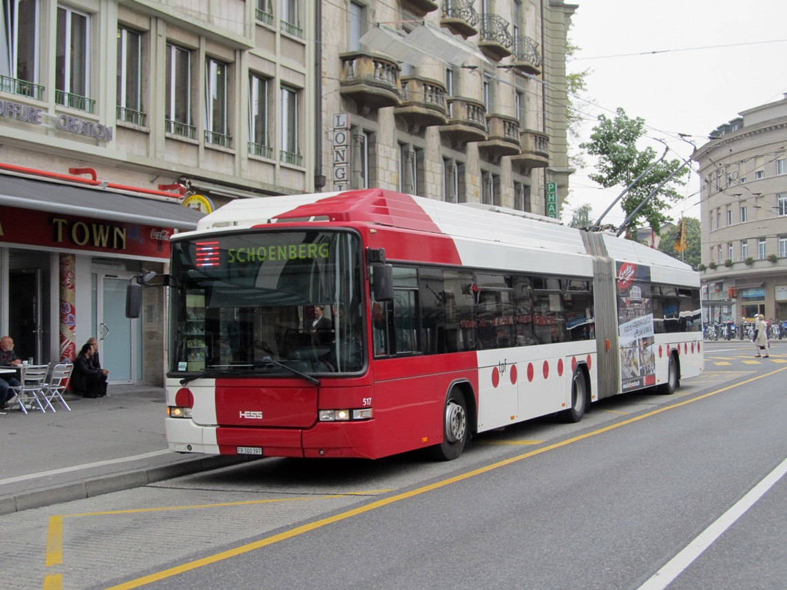 Фрибур, Hess/MAN NGT 204F/Kiepe № 517