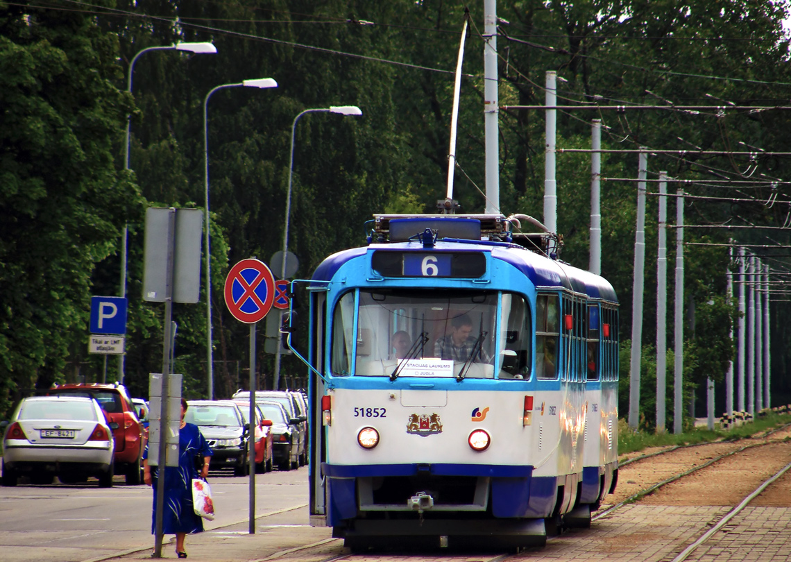 Рига, Tatra T3A № 51852
