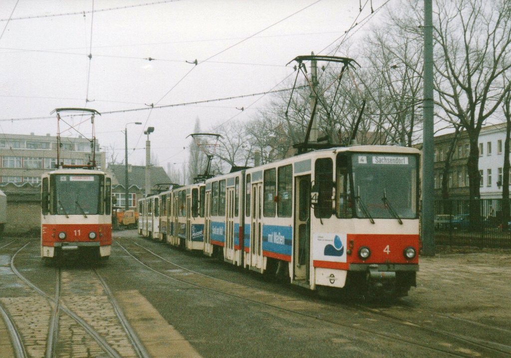Cottbus, Tatra KT4D # 11; Cottbus, Tatra KT4D # 4