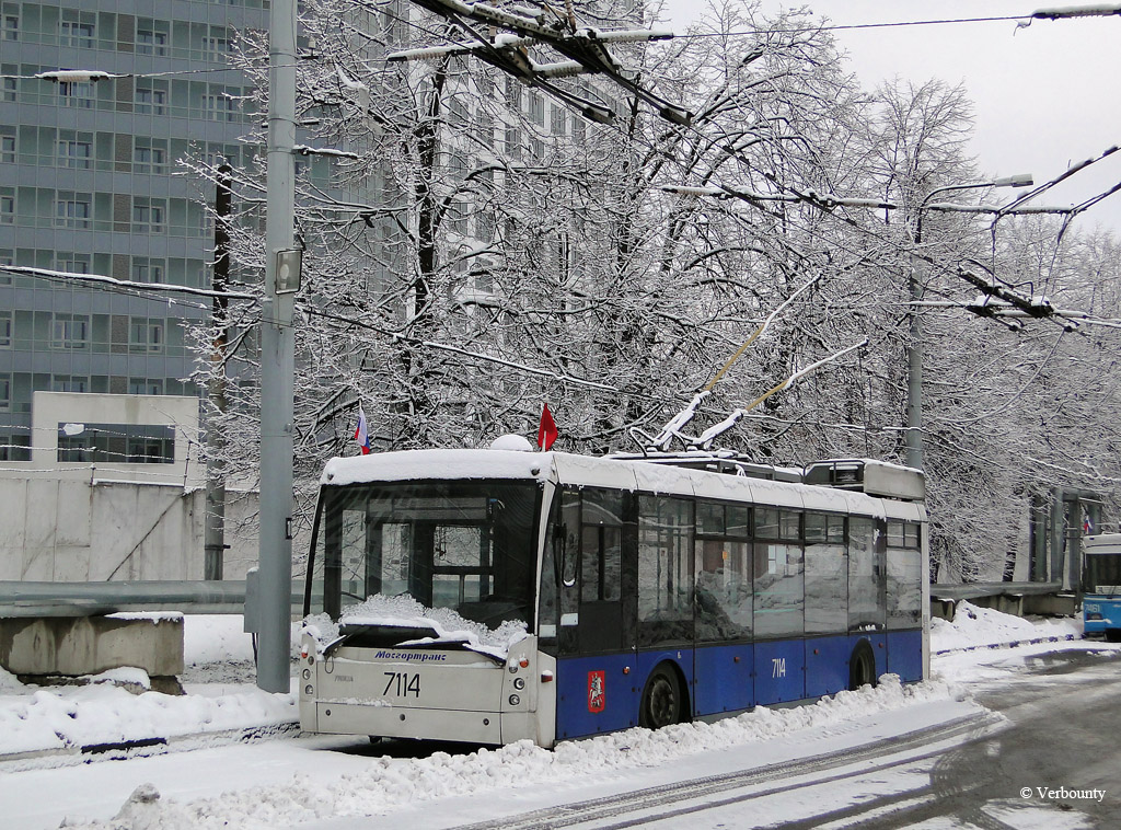 Москва, Тролза-5265.00 «Мегаполис» № 7114