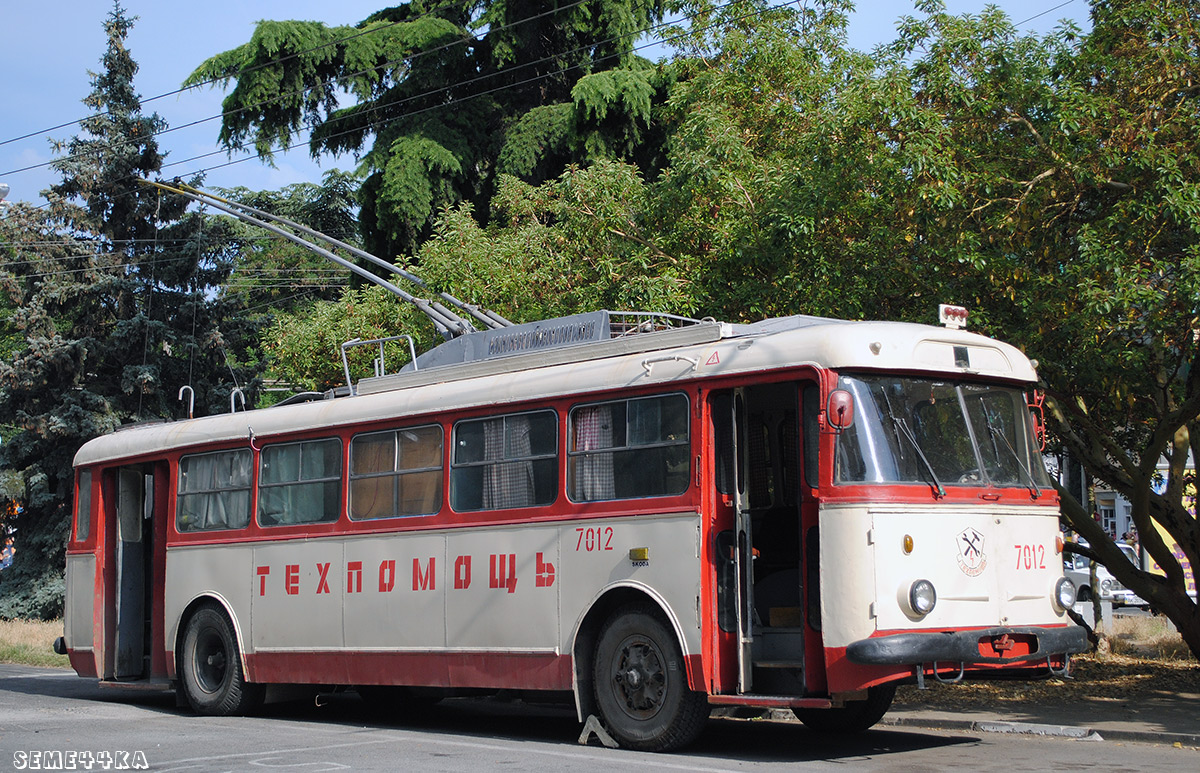 Крымский троллейбус, Škoda 9TrH27 № 7012