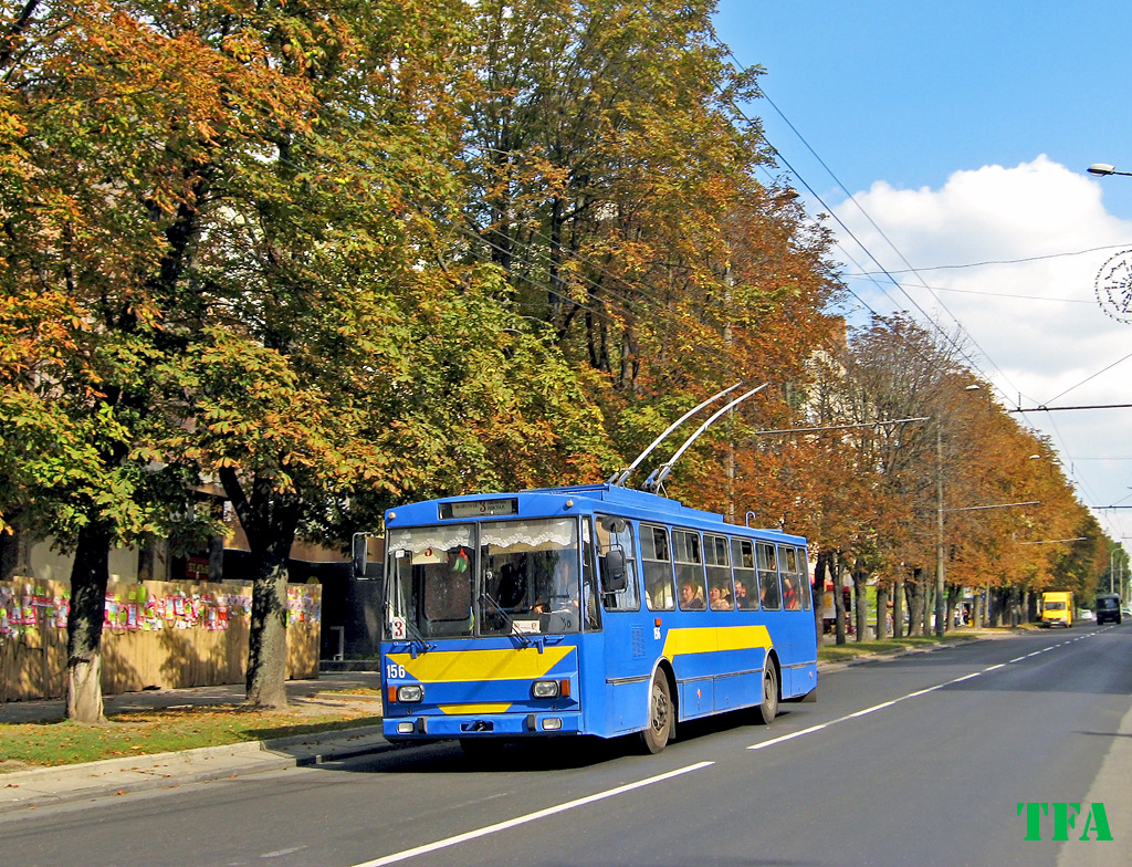 Ровно, Škoda 14Tr08/6 № 156
