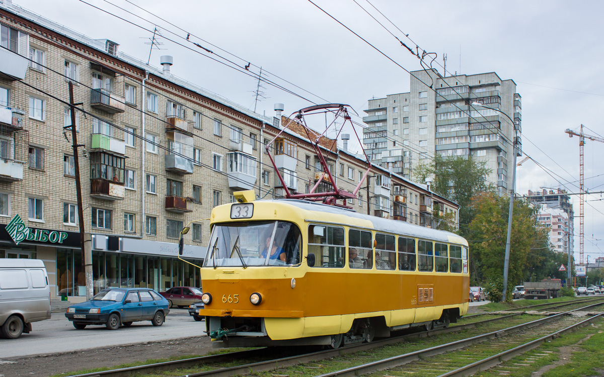 Екатеринбург, Tatra T3SU № 665