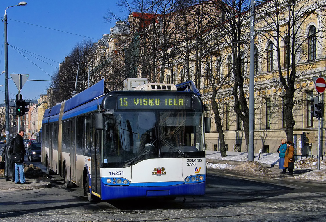 Рига, Solaris Trollino II 18 Ganz № 16251