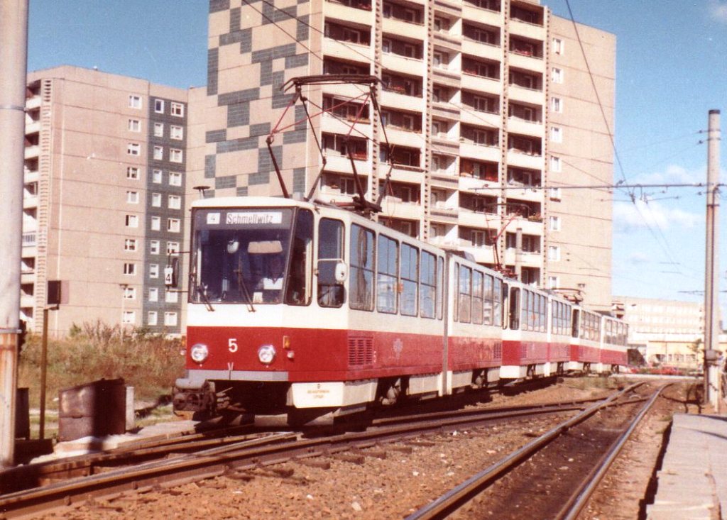 Cottbus, Tatra KT4D nr. 5; Cottbus — Old photos