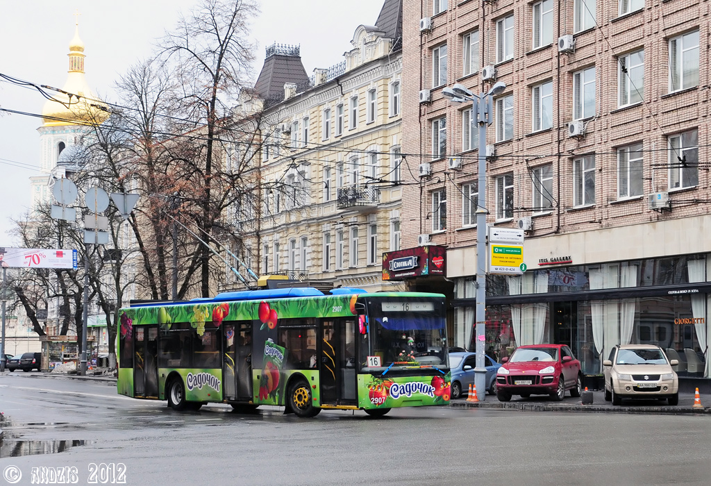 Киев, ЛАЗ E183D1 № 2907
