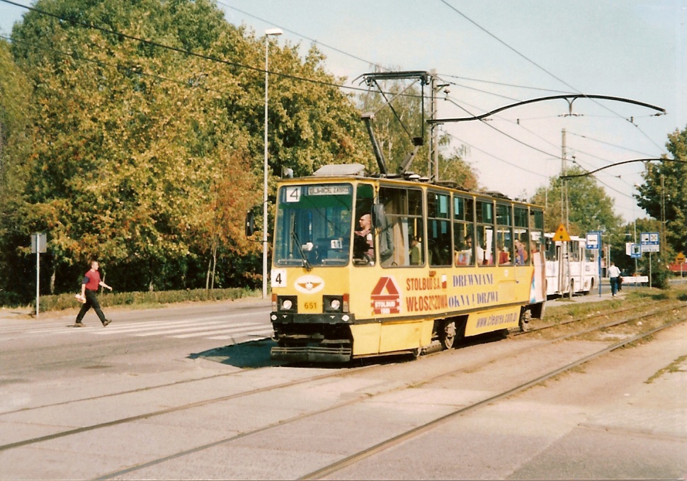 Sileesia piirkond, Konstal 105Na № 651; Sileesia piirkond — Closed Tramway Lines; Sileesia piirkond — Tramway Network in Gliwice (26.08.1894 — 31.08.2009) Sileesia piirkond, Konstal 105Na № 651; Sileesia piirkond — Closed Tramway Lines; Sileesia piirkond — Tramway Network in Gliwice (26.08.1894 — 31.08.2009)