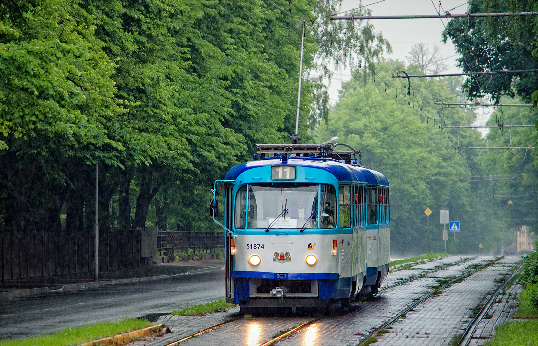 Рига, Tatra T3A № 51874