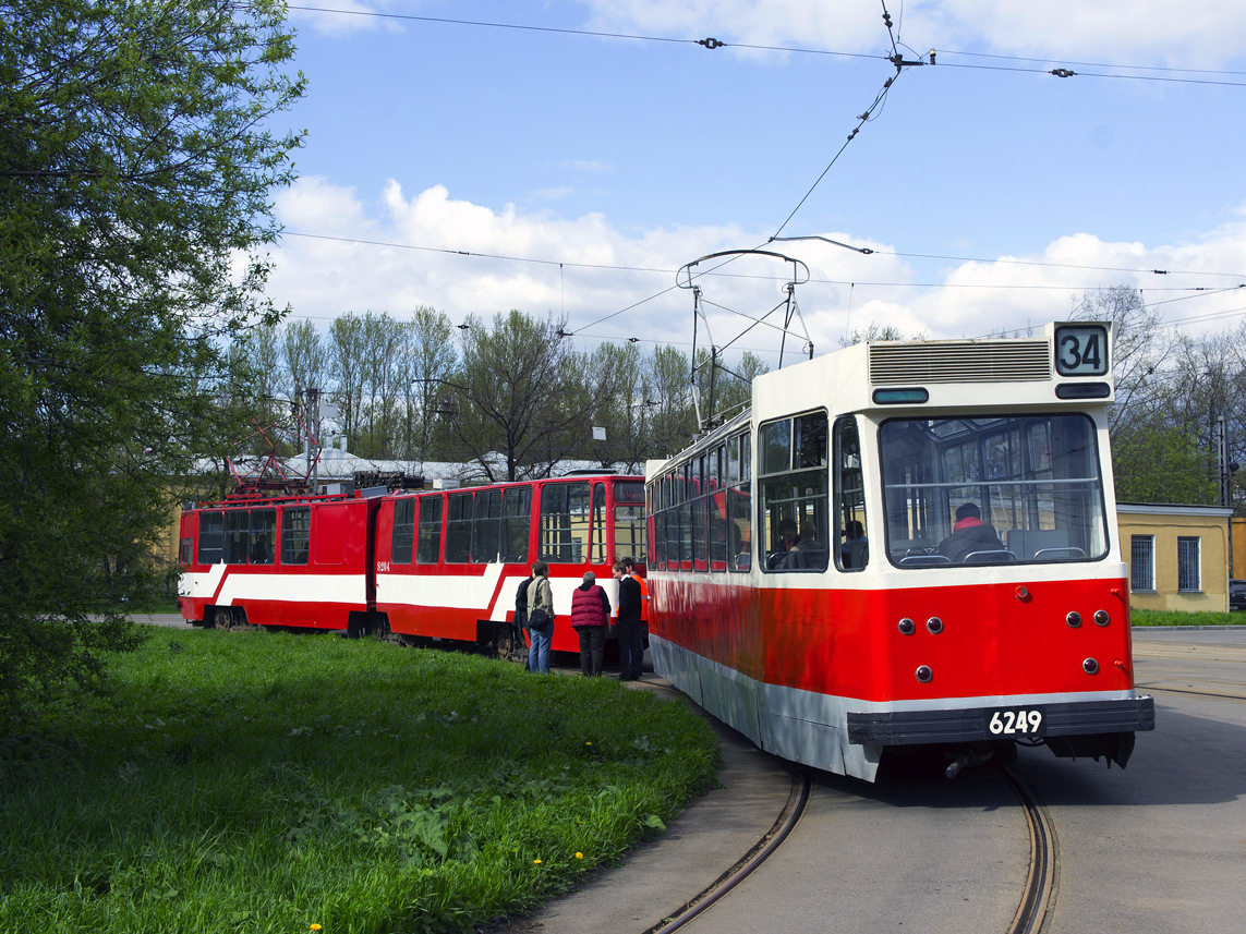 Санкт-Петербург, ЛМ-68 № 6249; Санкт-Петербург — Заказная поездка на ЛМ-68 в Стрельну и Сосновую поляну 13.05.2012
