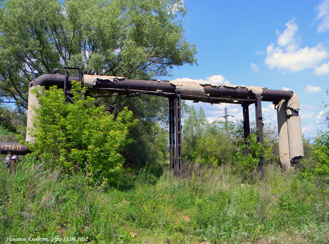 Уфа — Закрытые трамвайные линии