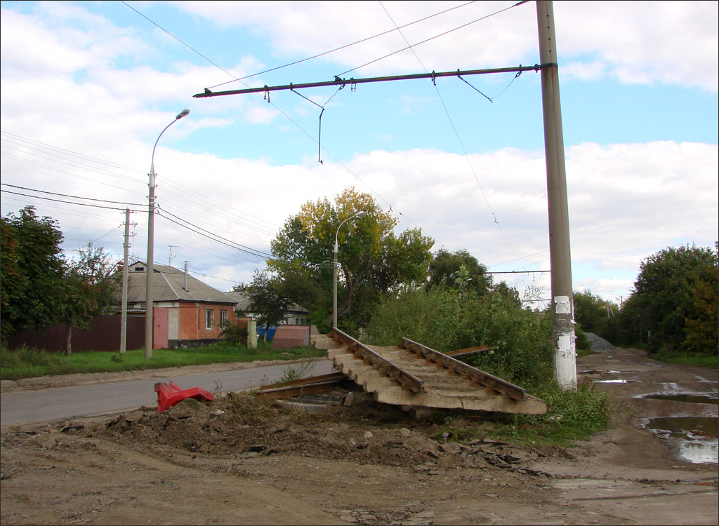 Voronezh — The remnants of Voronezh tramway