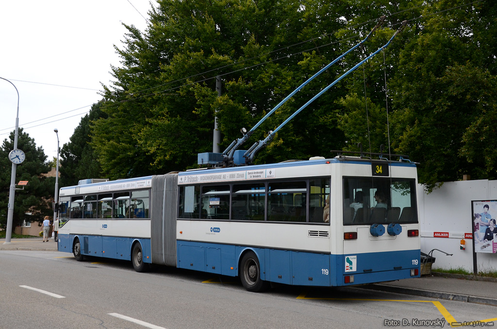 Цюрих, Mercedes-Benz O405GTZ № 119