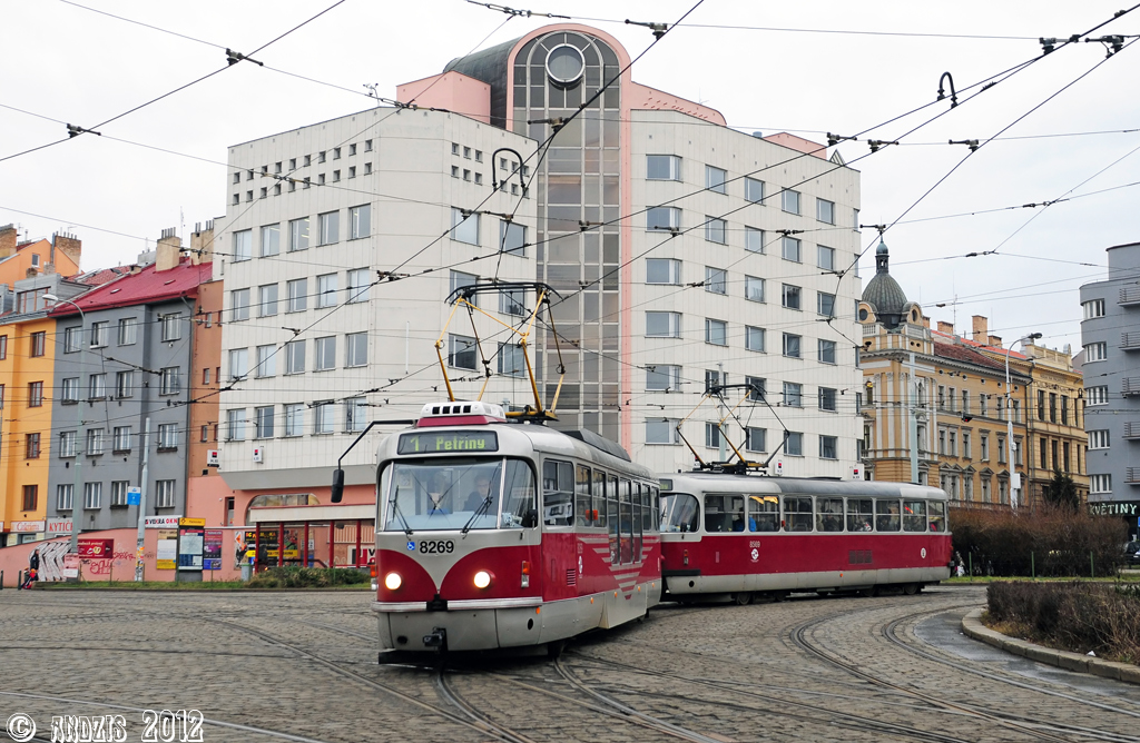 Прага, Tatra T3R.PLF № 8269