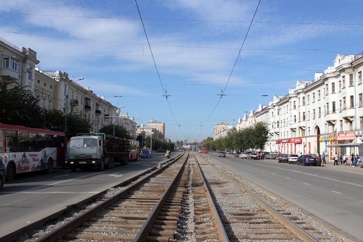 Казань — Реконструкции трамвайных линий