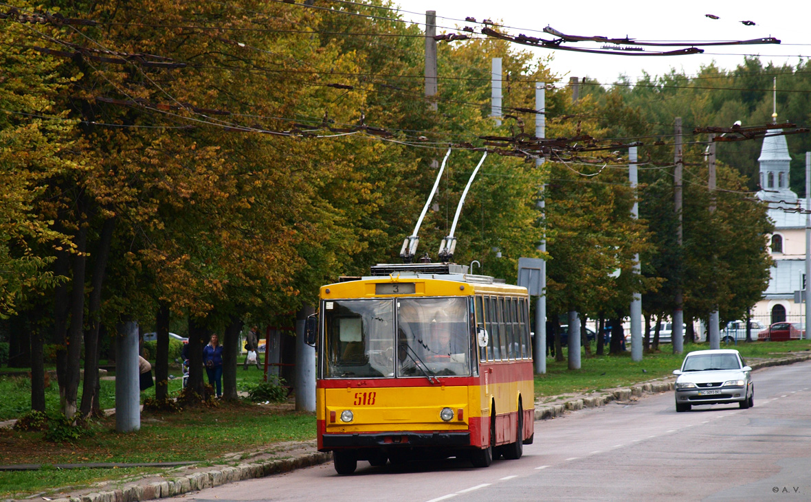 Львов, Škoda 14Tr02/6 № 518