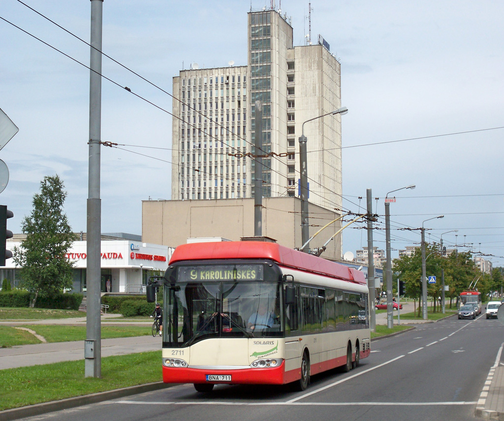 Вильнюс, Solaris Trollino II 15 AC № 2711