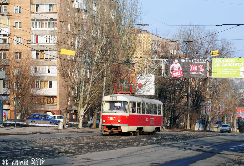 Doneck, Tatra T3SU (2-door) č. 3813