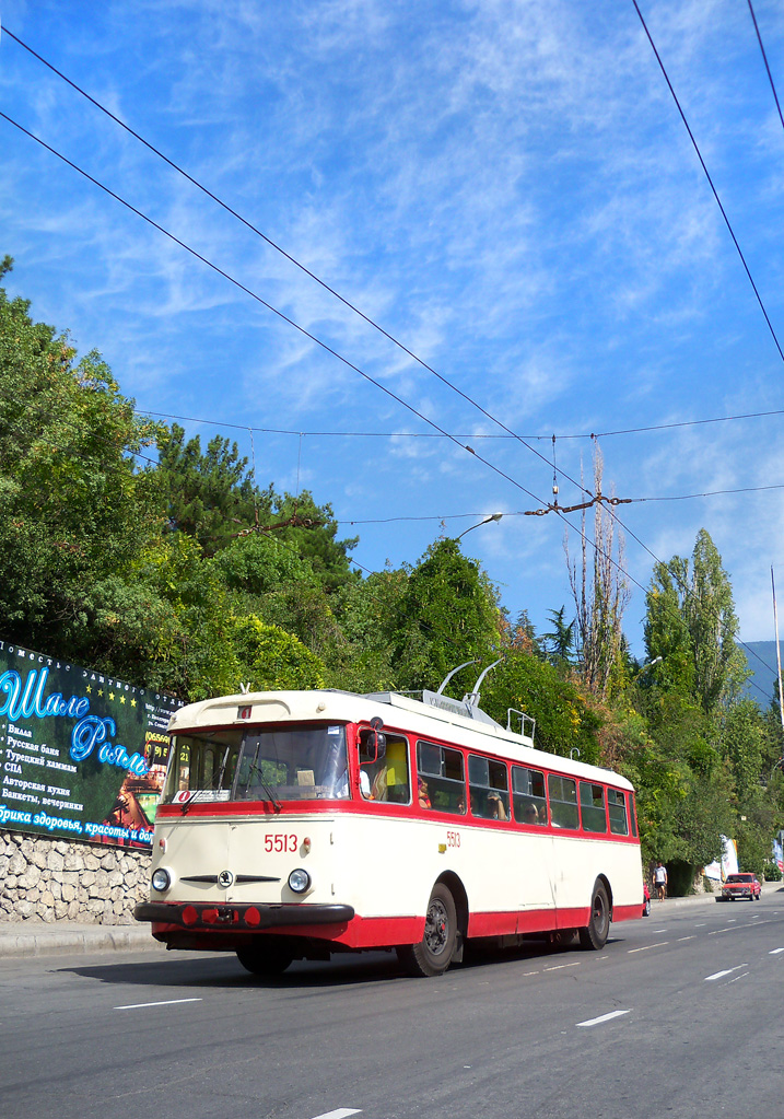 Крымский троллейбус, Škoda 9Tr19 № 5513