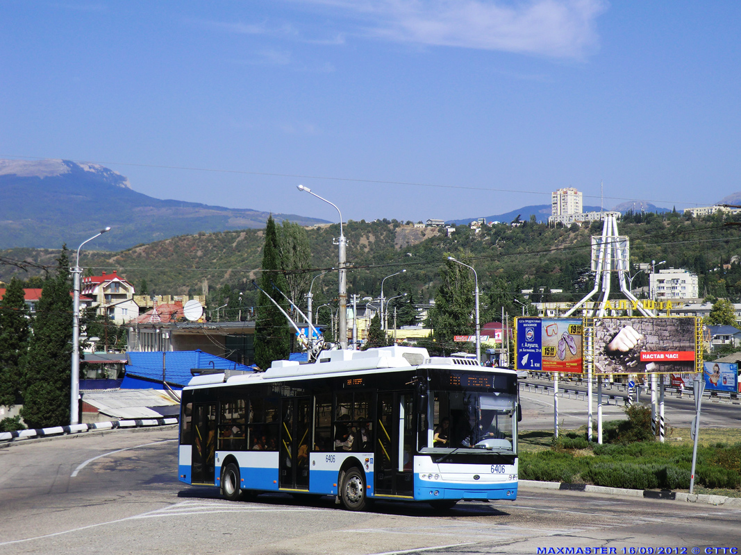Крымский троллейбус, Богдан Т70115 № 6406
