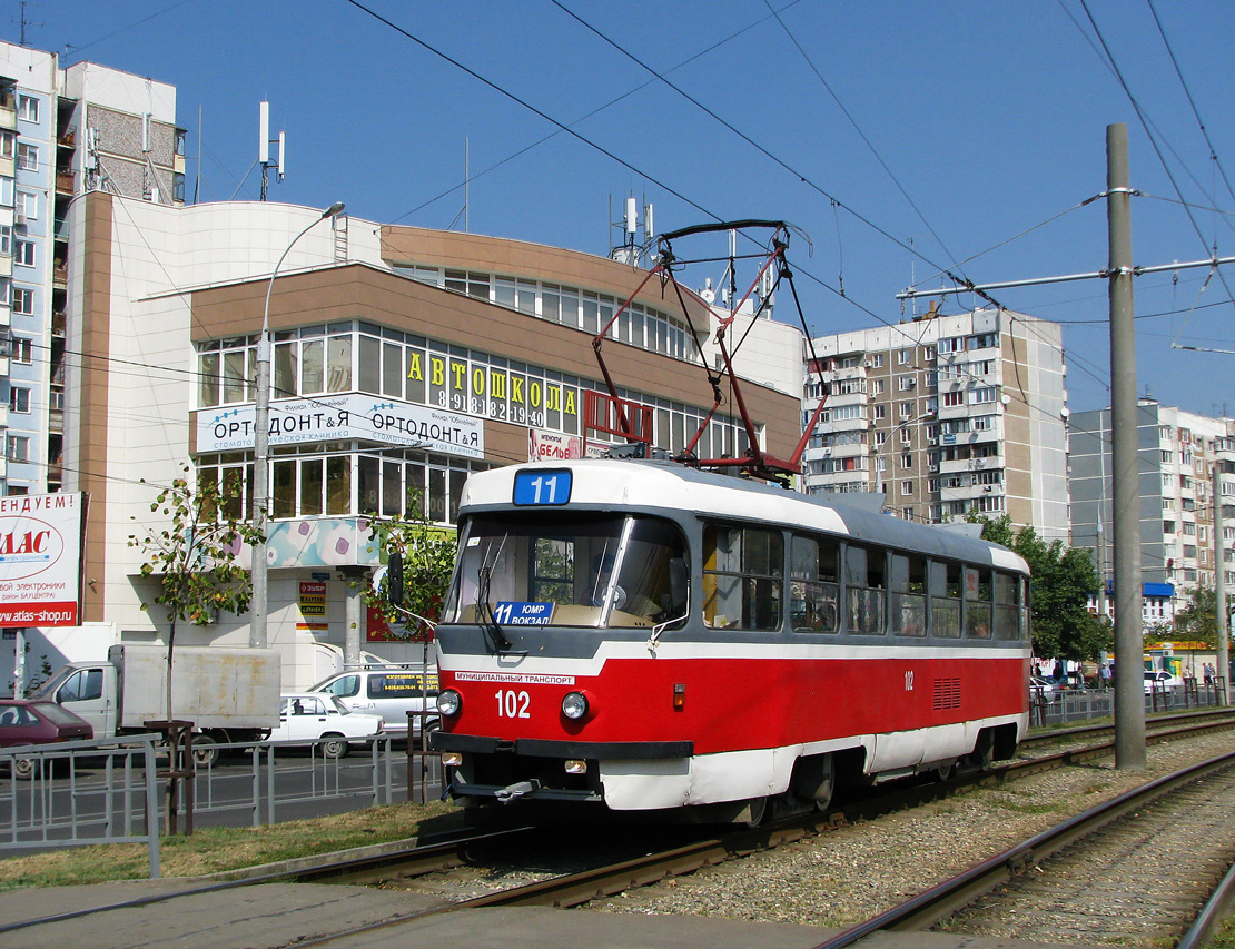 Краснодар, Tatra T3SU № 102