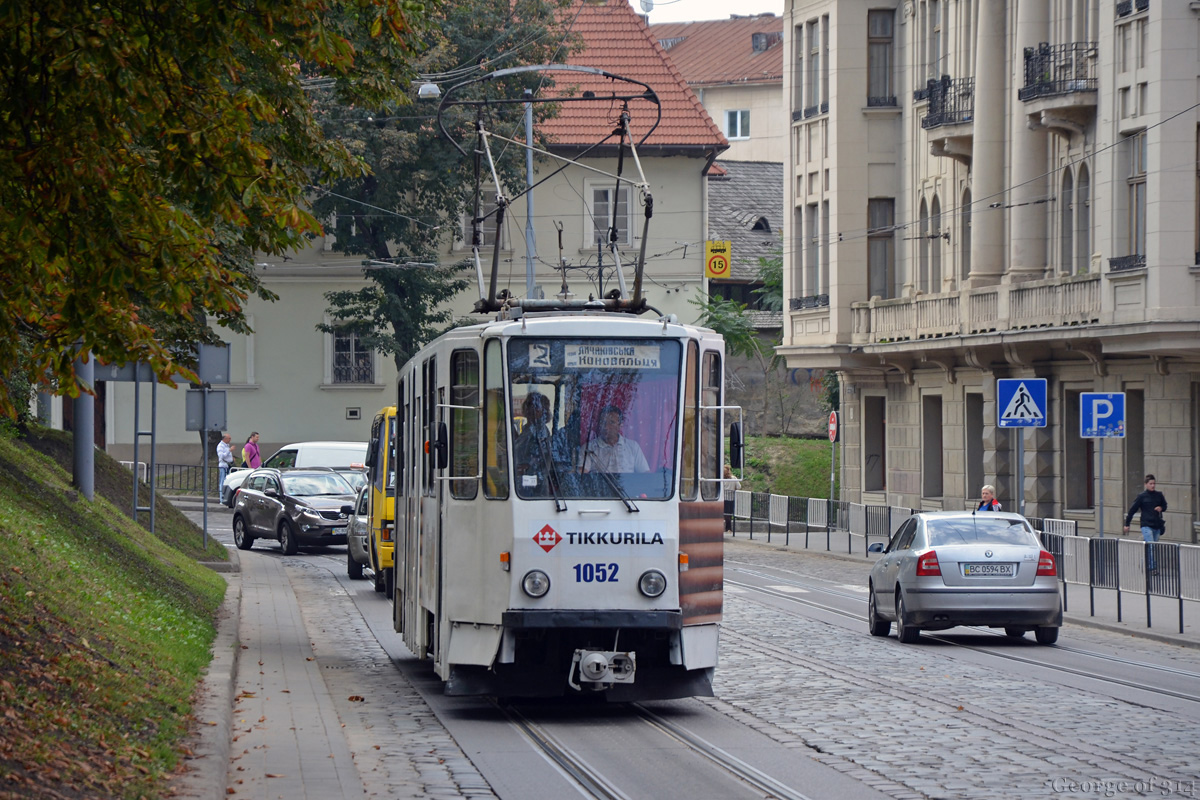 Львов, Tatra KT4SU № 1052