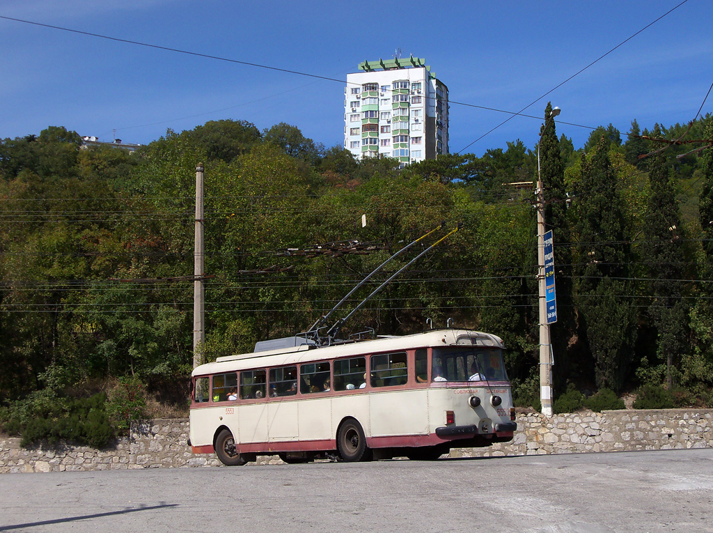 Крымский троллейбус, Škoda 9Tr21 № 5553
